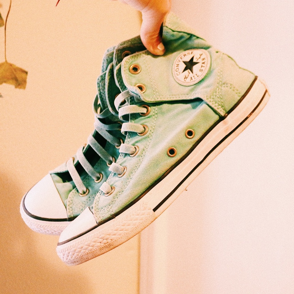 COVERSE ALL STAR High Top New Light Blue Shoes